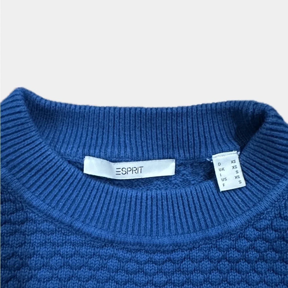 Esprit Textured Knit Sweater in Blue teal and turquoise - Picture 3 of 4